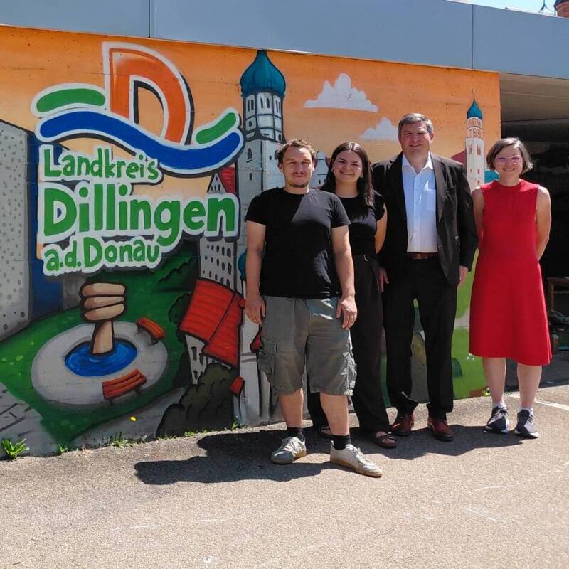 Graffiti-Projekt am Landratsamt Dillingen a.d.Donau