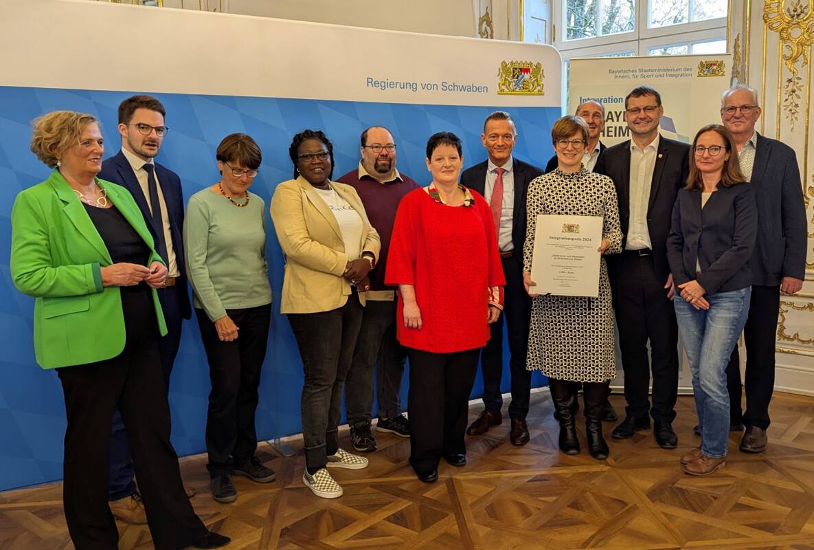 Verleihung des Schwäbischen Integrationspreises an den Helferkreis Asyl und Integration Höchstädt an der Donau